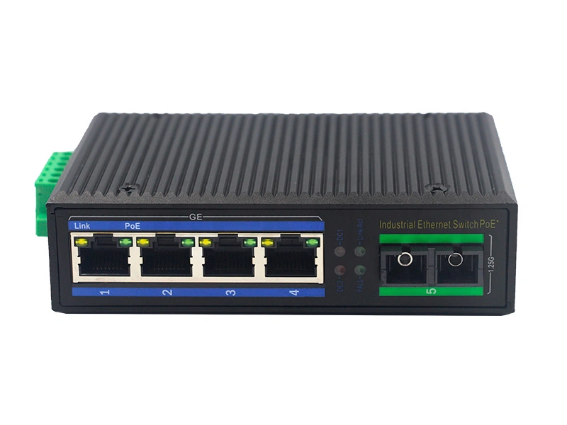 WIFI 1 Gigabit Optical Port + 4 RJ45 Ports Gigabit PoE Unmanaged