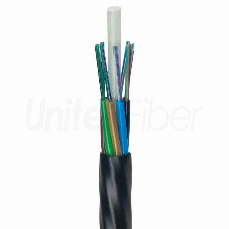 Outdoor Fiber Optical Cable Air Blowing Micro Fiber Cable SM Stranded Loose Tube 48 96 144 Core PE