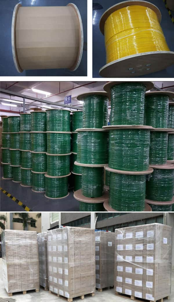 Indoor/Outdoor Central Tube Distribution Fiber Drop Cable GYJFXTY 2-24 Cores G.657A2 Aramid Yarn PBT