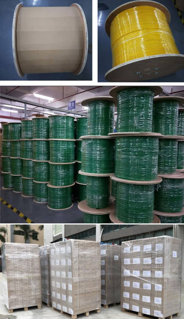 Breakout Armored Fiber Optic Cable GJSFJV 2-24 Cores 2.0mm 3.0mm Simplex FRP PVC or LSZH