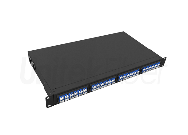 MPO/MTP Patch PanelHigh Density 1U 96 Core 19 Inch Rack Mount ODF Fiber Loaded MPO LC SC Cassettes