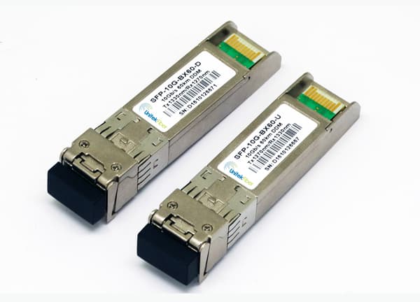 10G BIDI SFP+ Optical Transceiver for Networking Switches Tx1330nm/Rx1270nm 40KM