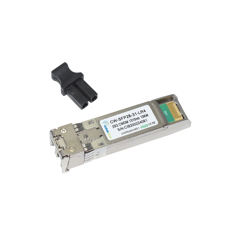 Hot SFP28 25G 10KM CWDM 5G Network Optical Transceiver Single Mode LC Duplex