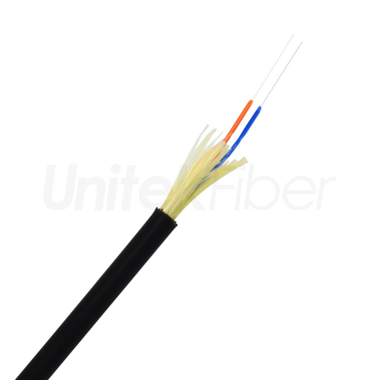 fiber optic cable gjxzy lose tube 2 24 cores single mode g657 g652d pe lszh black