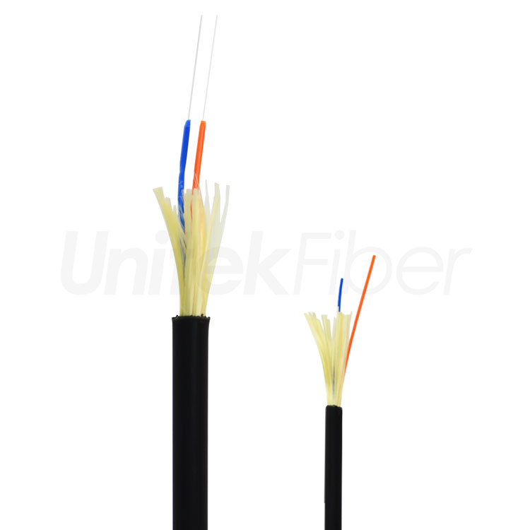 indoor outdoor ftth fiber optic cable gjxzy lose tube 2 24 cores single