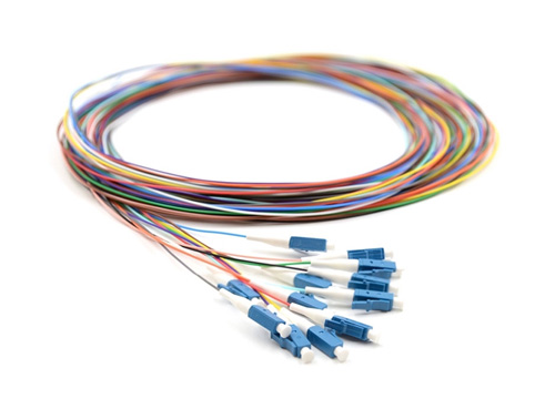 Fiber Optic Pigtail|4 6 12 Multi-cores 0.9mm LC UPC Single Mode G652 G657 Bulk Optical Pigtails PVC-OFNP