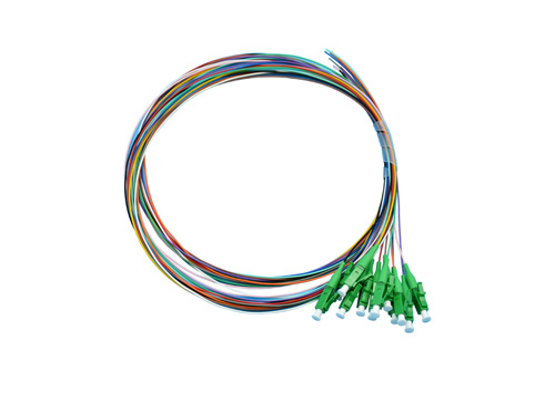 Fiber Optic Pigtail|12 core LC APC Single Mode G657A1 0.9mm Bundle Optical Pigtail LSZH PVC