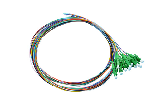 fiber optic pigtail12 core lc apc single mode g657a1 0
