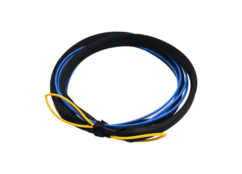 MTP MPO Fiber Cable|3.0mm Armored Multimode OM3 12C Pulling Eye Type A MPO/MTP Optical Jumper PVC