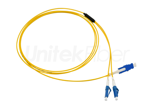 fiber optic patch cableduplex lc sn sm g657 uniboot 1
