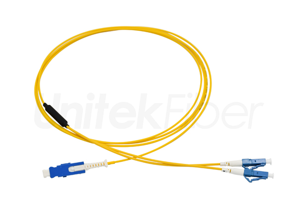 fiber optic patch cableduplex sm g652 g657 senko sn upc to lc upc uniboot 1