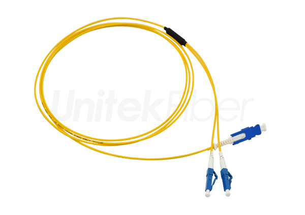 Fiber Optic Patch Cable|SN/UPC-LC/UPC SM G657A1 Corning Fiber Duplex Uniboot Optical Jumper LSZH
