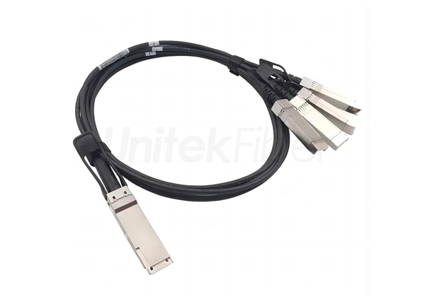 Direct Attach Copper Cable|100G QSFP28 to 4x25G SFP28 LC Port Passive DAC Breakout Cable 3m