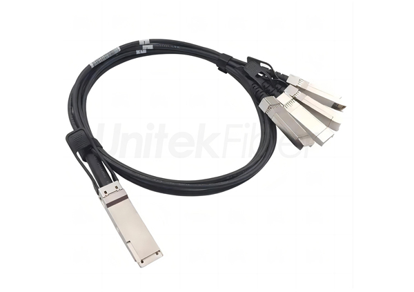 Direct Attach Copper Cable|Fan-out 40G QSFP+ to 4x10G SFP+ duplex LC Port Passive DAC Cable 1m