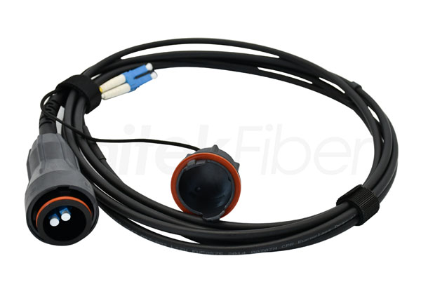 Fiber Optic Patch Cable|FTTA Waterproof FULLAXS DLC-DLC SM G657A2 5.0MM Outdoor Fiber Optic Patch Cord