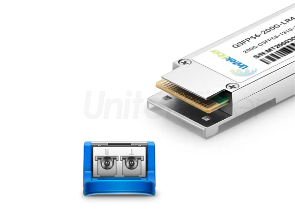 optical transceiver module 200g qsfp56 fiber transceiver lr4 1310nm 10km duplex lc price