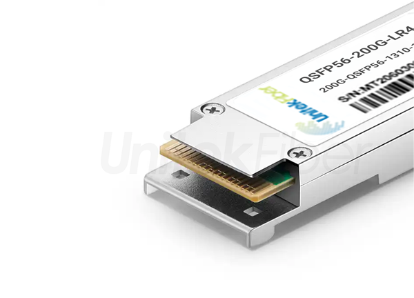 optical transceiver module 200g qsfp56 fiber transceiver lr4 1310nm 10km duplex lc uses