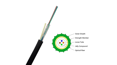 What makes air blown fiber optic cable space-saving in cabling?