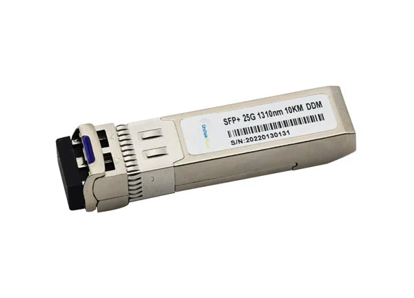 Fiber Optic Transceiver 25G SFP28 BIDI Module Single Mode 10km Side B 1330/1270nm Wavelength LC