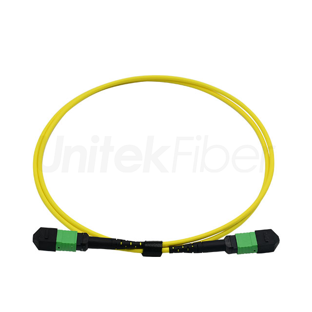 MTP MPO Fiber Cable|12 Cores MPO MTP Fiber Optic Patchcord OS2 Yellow LSZH 3M