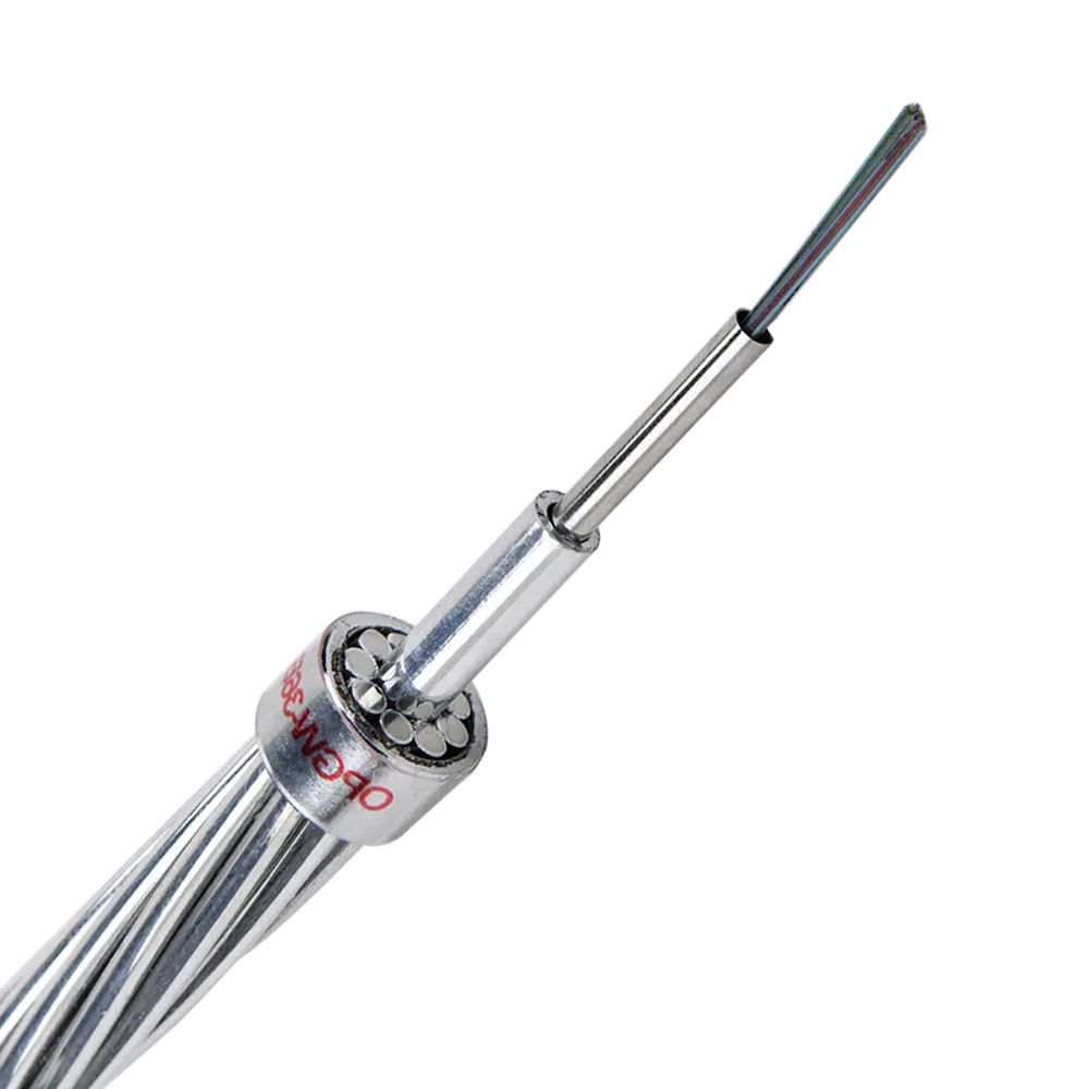 OPGW Fiber Optic Cable|12Core Fiber Optic Ground Wire SM G655D Steel Centre Loose Tube 220kV