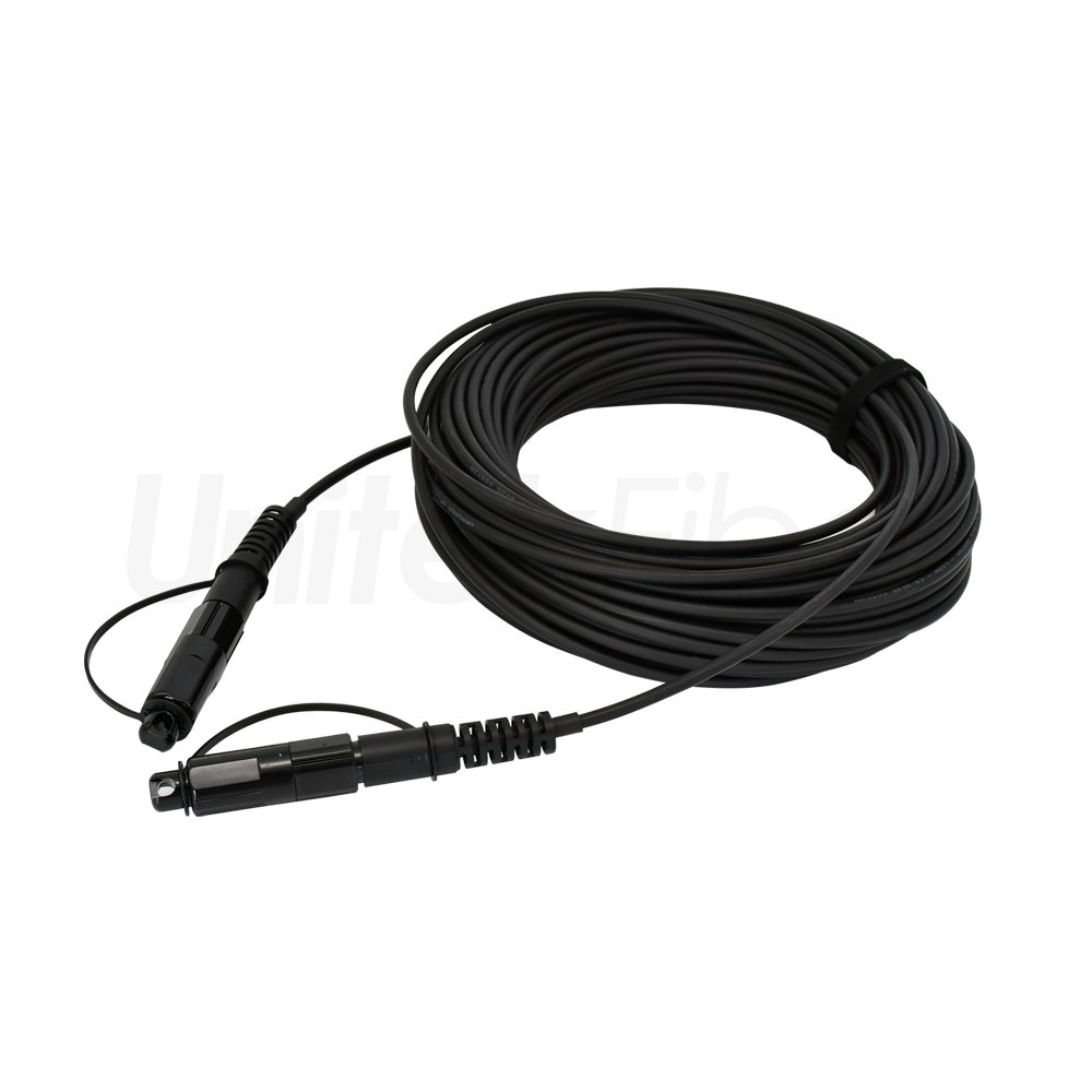 Fiber Optic Patch Cable| Armored FTTA Optitap MPO Optical Patch Cord 12Cores SM G652D PVC 7.0mm