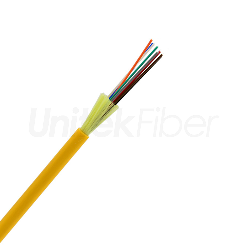 Indoor|Outdoor Fiber Optic Drop Cable|6 Cores 900um Tight Buffer Drop Cable Singlemode SM G657A1 UL Listed PVC-OFNP 5.2mm