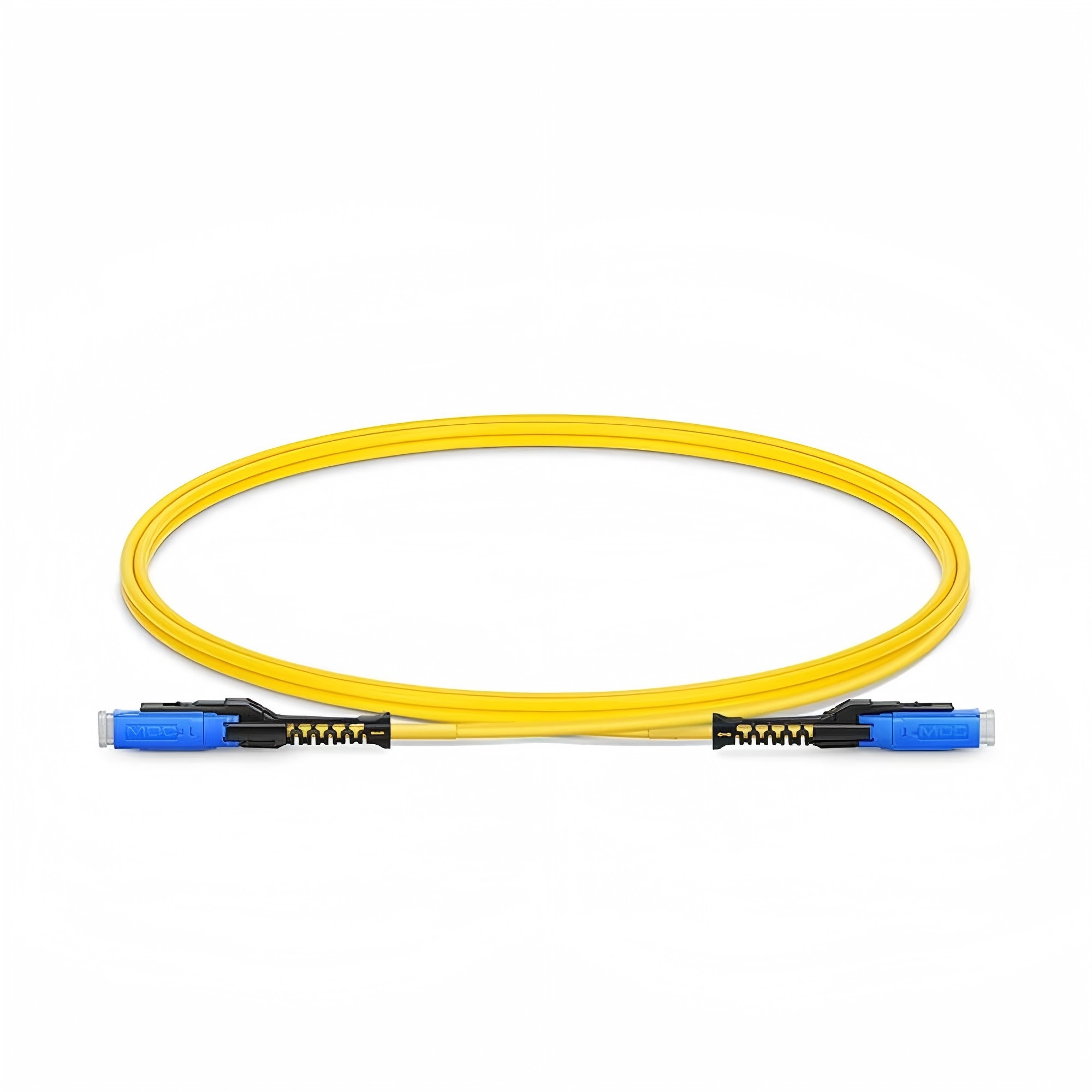 MDC/UPC to MDC/UPC Fiber Optic Patch Cord Singlemode G657A1 Corning PVC OFNR 2.0mm 100/400/800G Network Connection
