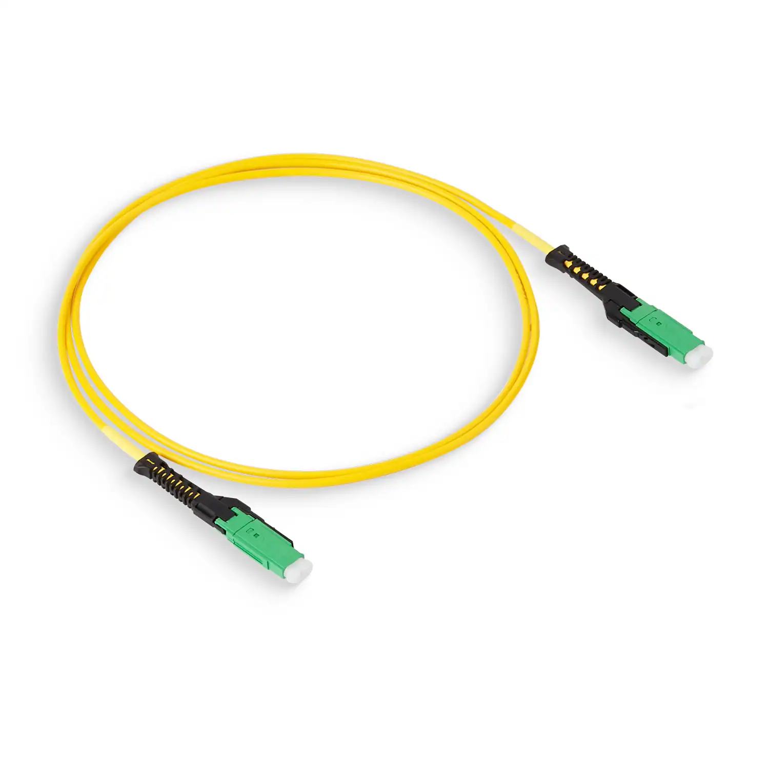 Fiber Optic Patch Cable|MDC APC to MDC APC Uniboot 2cores Fiber Patchcord Singlemode 9/125um 2.0mm PVC OFNR Rated