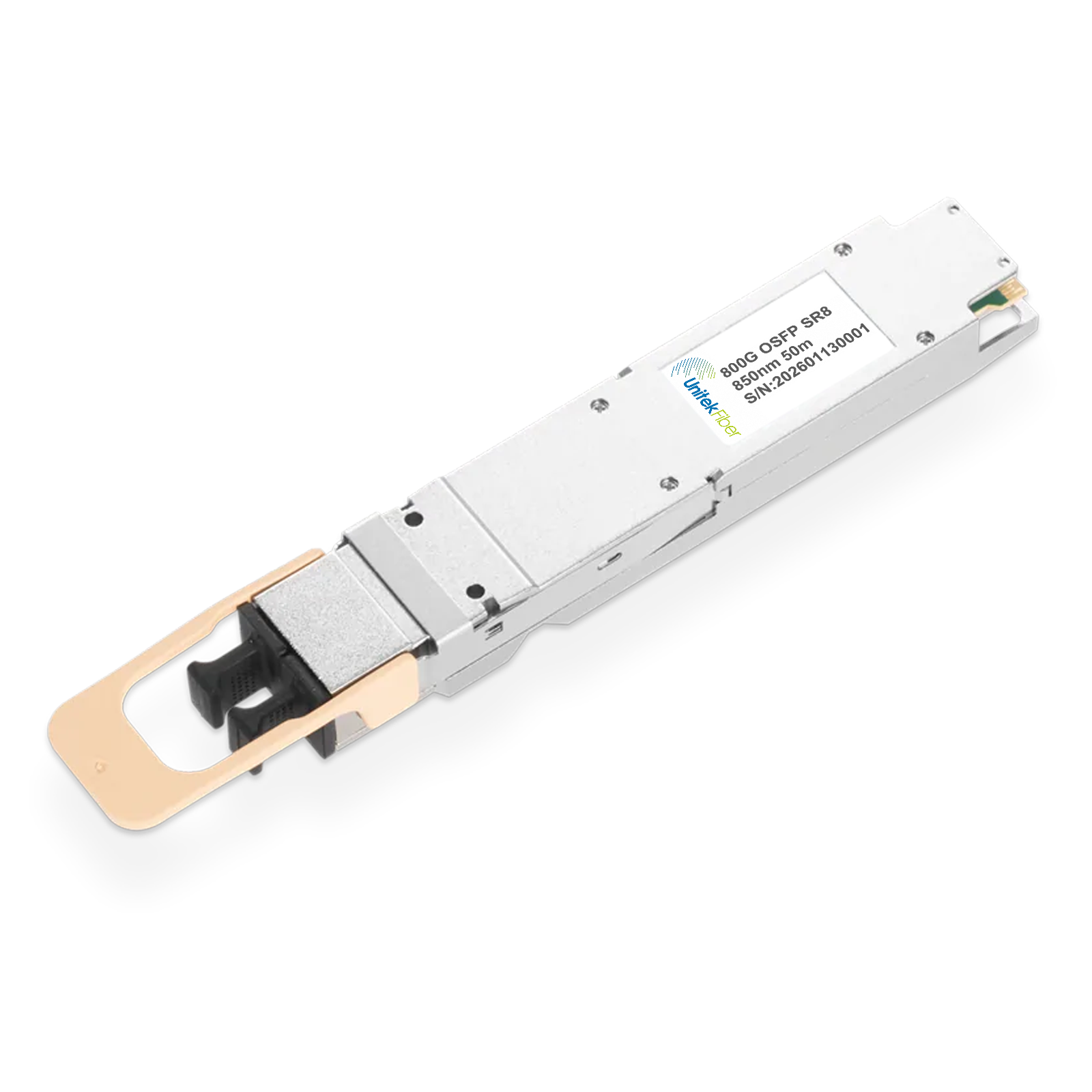 Optical Transceiver|800G OSFP 2xSR4|SR8 Finned Top PAM4 850nm 50m DOM Dual MPO-12APC MMF NVIDIA Compatible