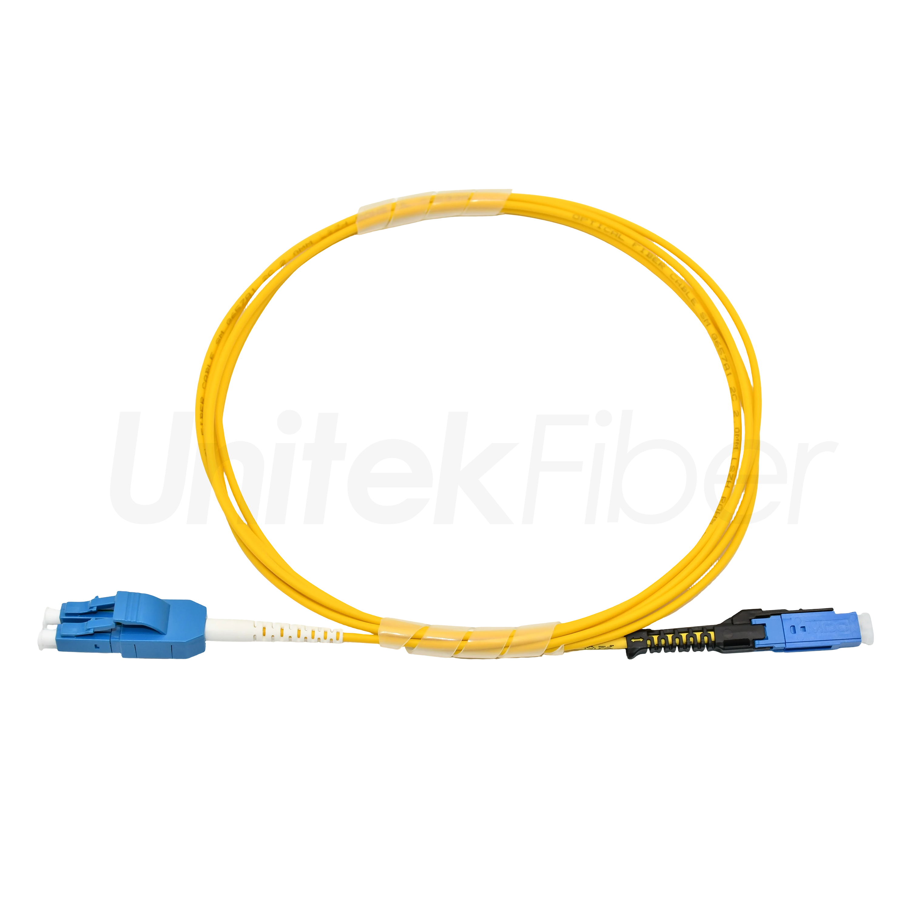 Fiber Optic Patch Cable|MDC/UPC-Uniboot LC/UPC Optical Patchcord Corning® SMF-28® Ultra 2.0mm OFNP-PVC