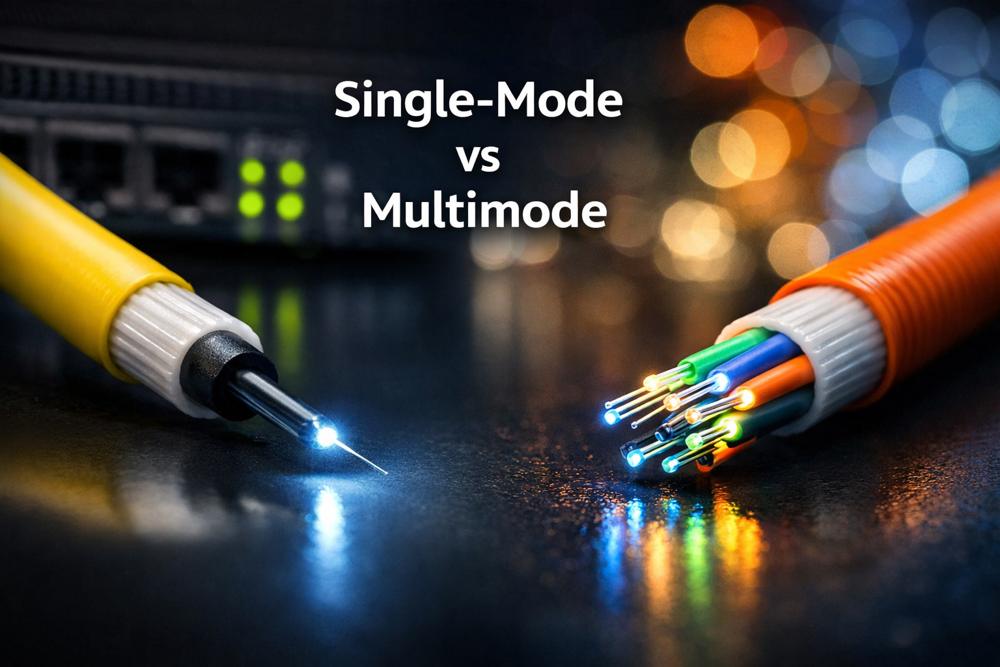 Single-Mode vs Multimode Fiber Optic Cables: A Comprehensive Comparison